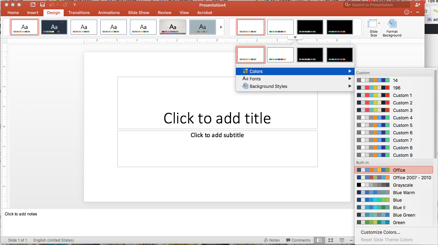 powerpoint design for mac