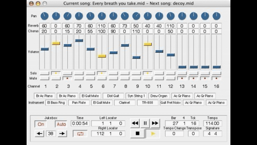 midi player for the mac